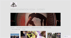 Desktop Screenshot of newgenerationyoga.com
